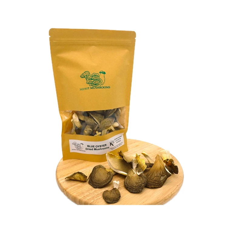Dried Blue Oyster Mushrooms