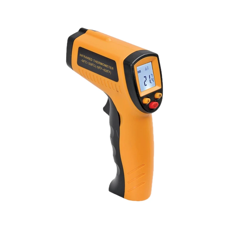 Infrared Thermometer With Laser Pointer, -50 To +330 Degrees