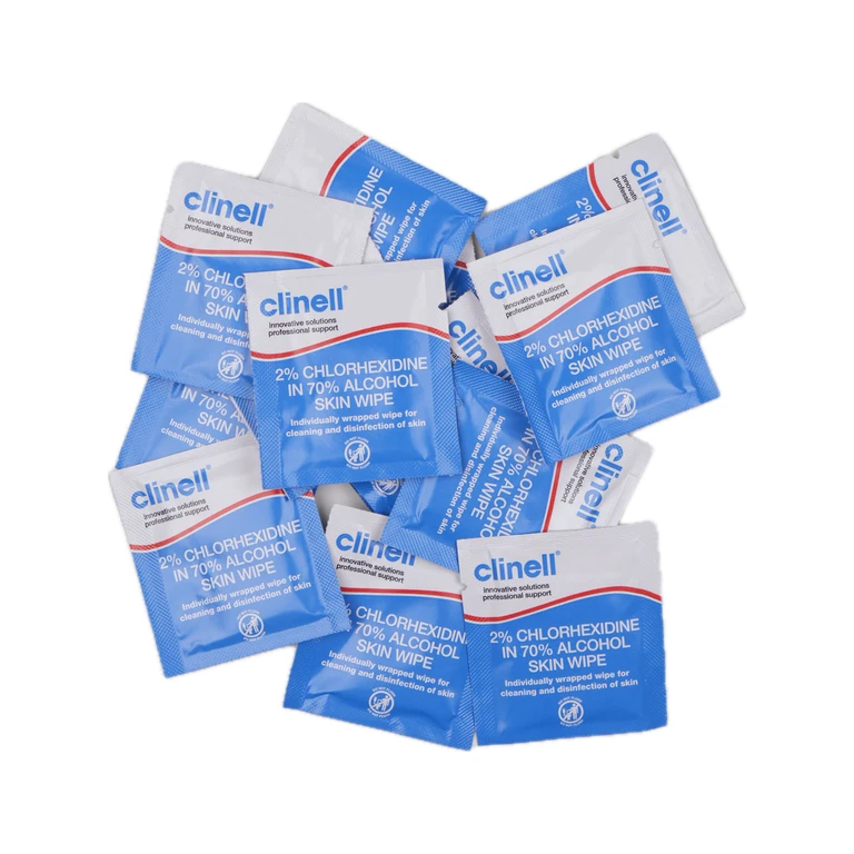 Clinell 2% Chlorhexidine In 70% Alcohol Wipes - 25 Pack