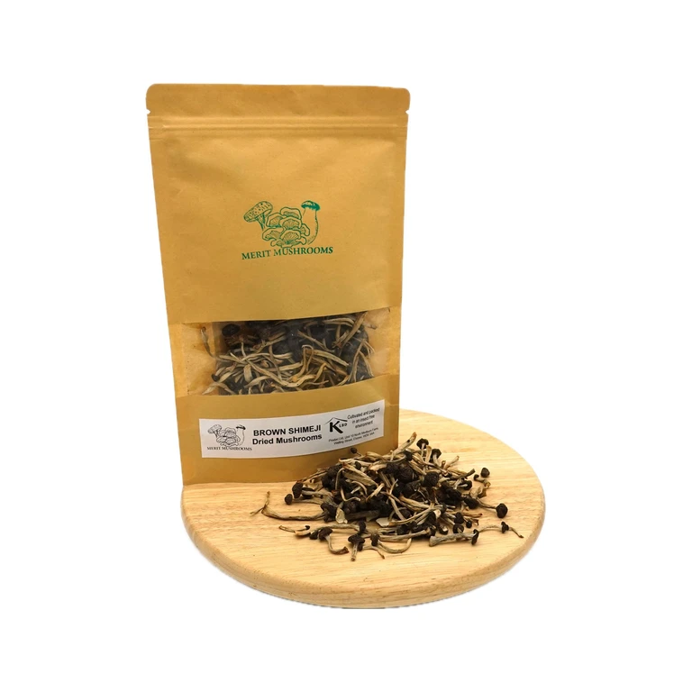Dried Brown Shimeji Mushrooms