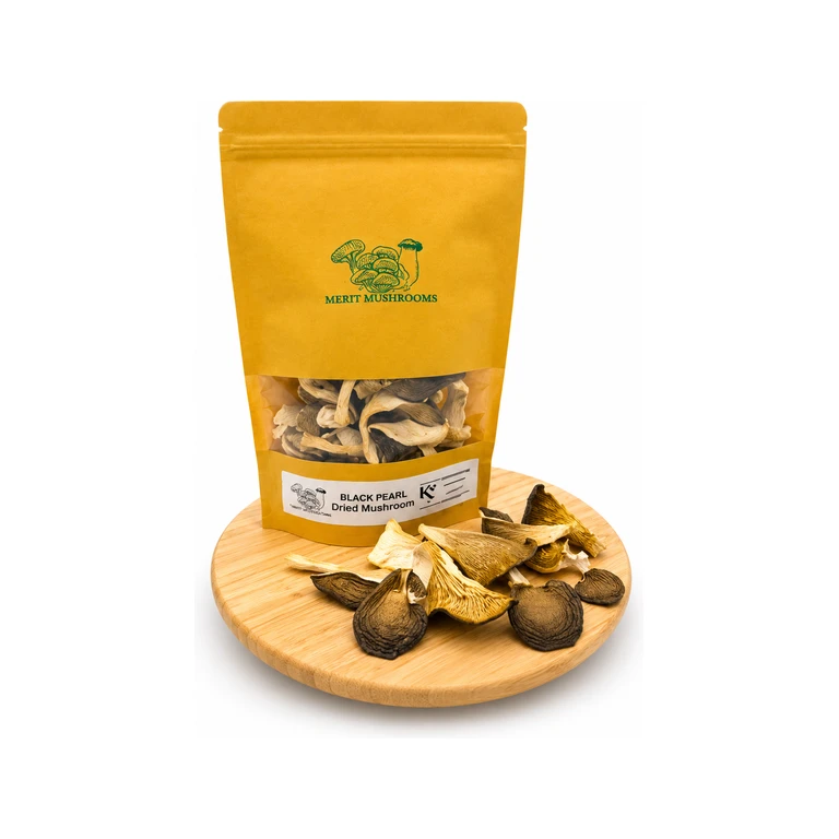 Dried Black Pearl Oyster Mushrooms