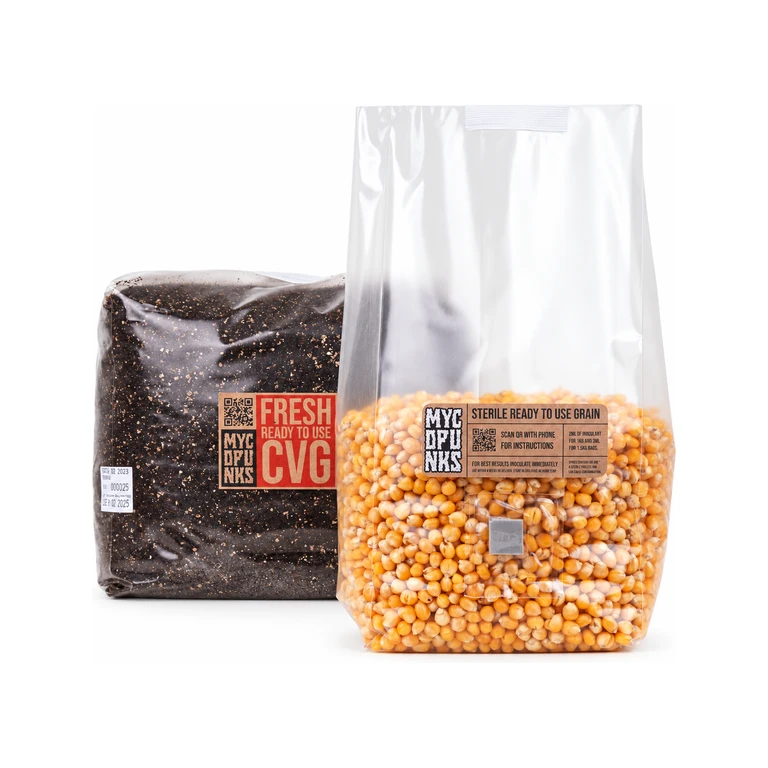 1.5 kg Sterile Grain + 3 kg CVG Bundle